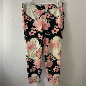 Talbots Chatham Floral Ankle Pants Sz 4‎